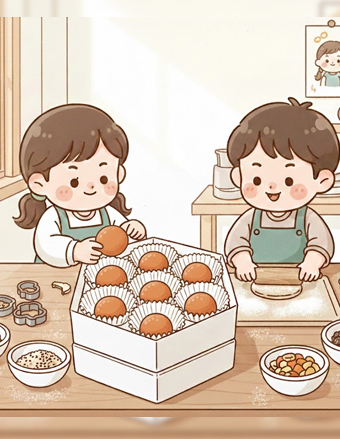 설 복주머니 곶감단지 만들기