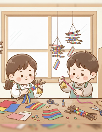 색동풍경종 만들기